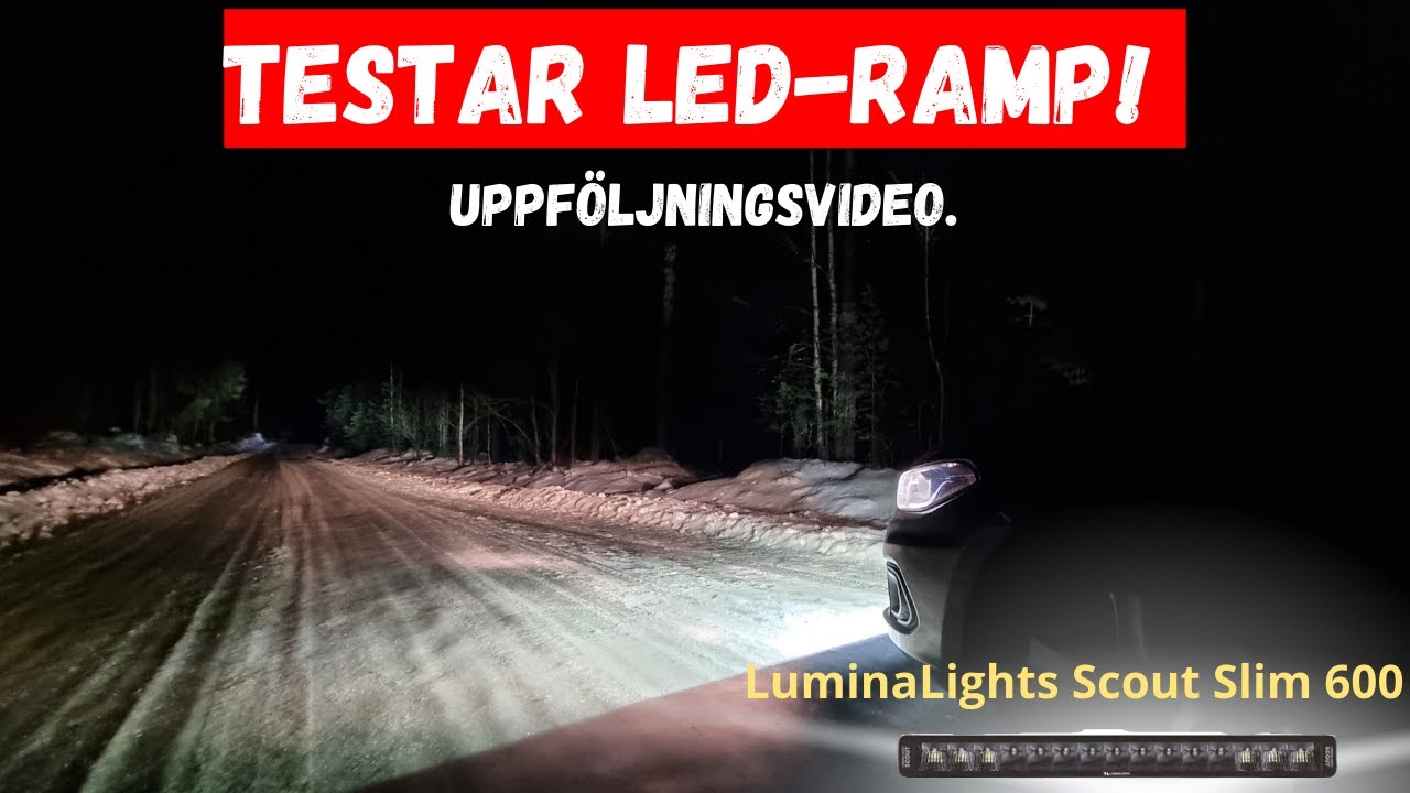 Testar Led-ramp! Uppföljningsvideo. Är den värd pengarna? - YouTube