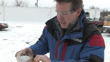 Exploding Frozen Soda Bottle
