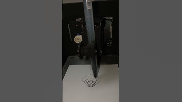 ASMR Delight: Drawing a Dog Face with Mini CNC Plotter - Most Satisfying Process!  #asmr