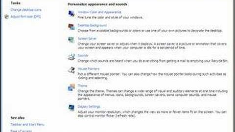 Make Windows Vista run like XP - Change it