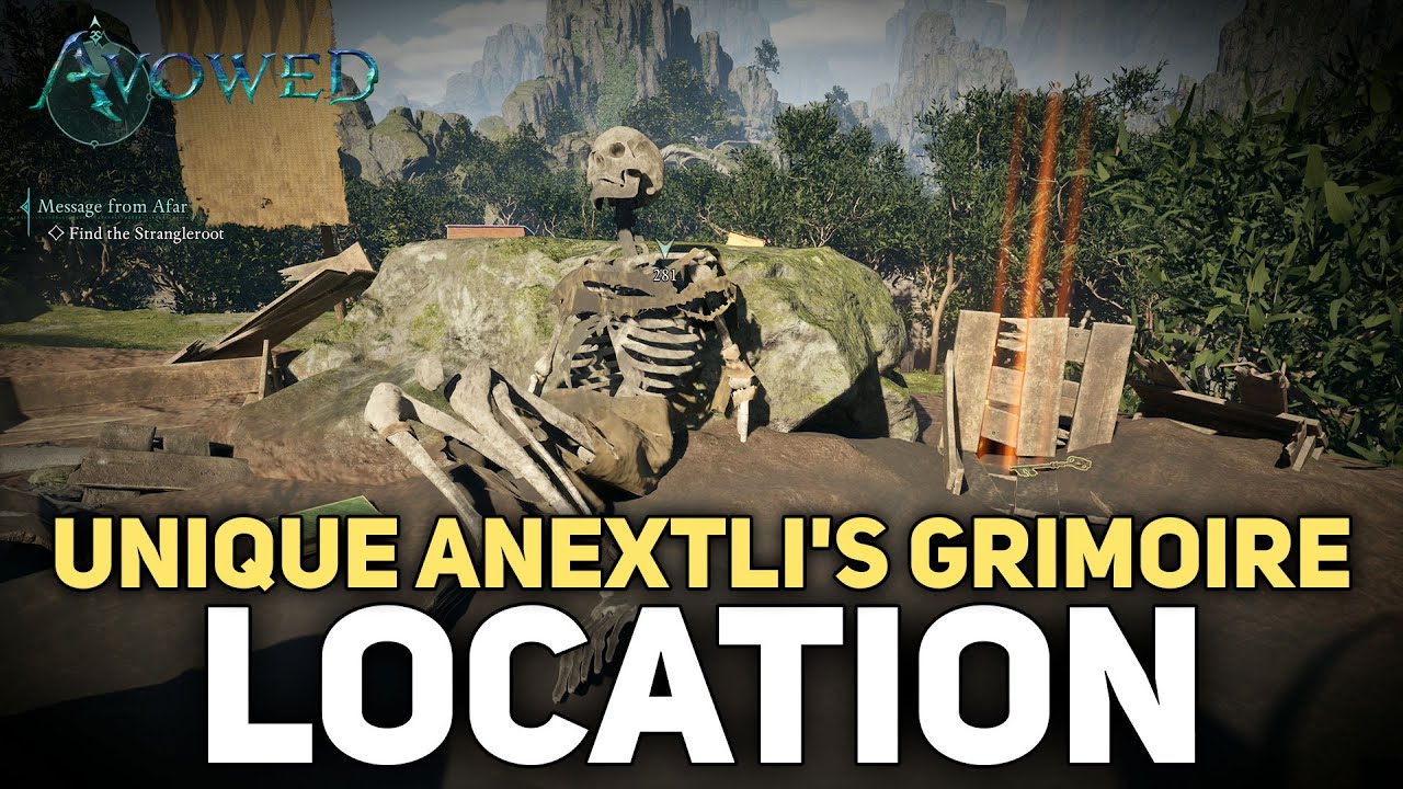 How To Get Anextli's Grimoire Unique Weapon & Pyromancer Key - Avowed ...