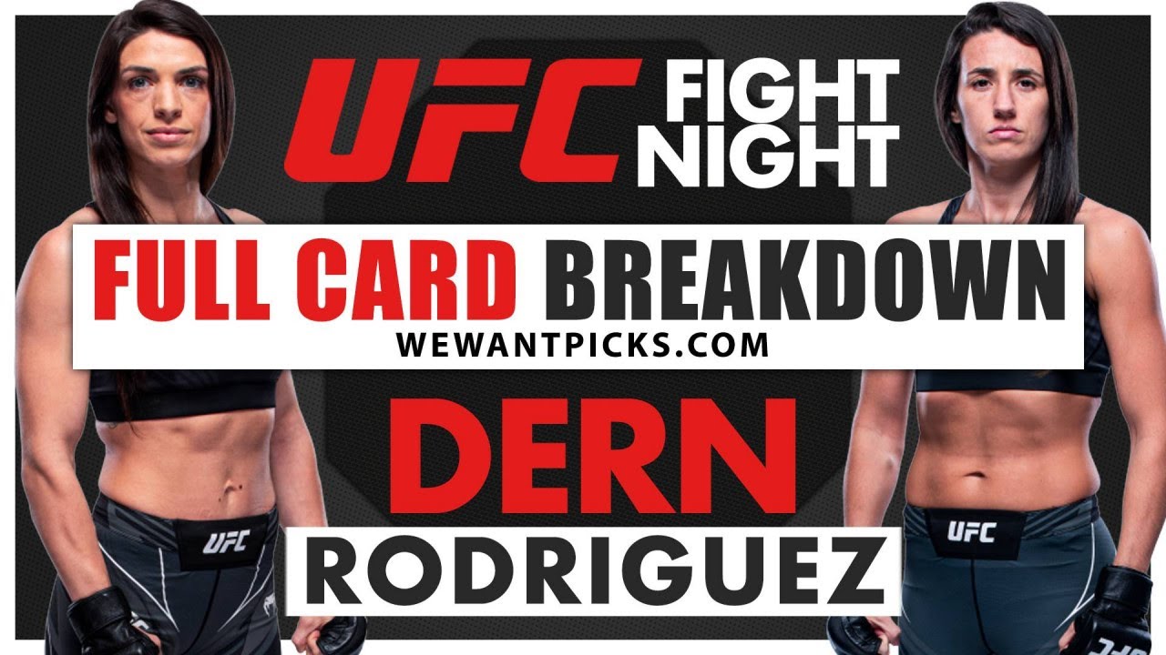 UFC Vegas 39: Dern vs. Rodriguez FULL CARD Predictions | Bets | DraftKings | Monkey Knife Fight