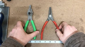 Snap-on vs. Knipex Snap Ring Plier comparison!