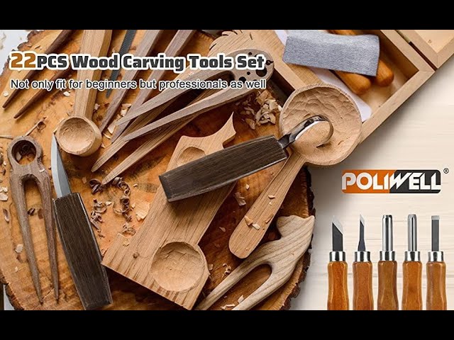 POLIWELL Wood Carving Kit 