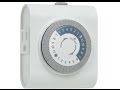 How to use GE 24 Hour Plug In Heavy Duty Indoor Mechanical Pin Timer