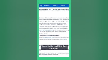 Use Custom Email Addresses in Confluence #shorts