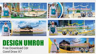 DESAIN SPANDUK UMROH || Free Download CDR