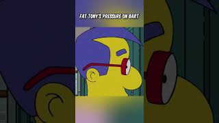 Fat Tony&#39;s Pressure On Bart #shorts #simpsons
