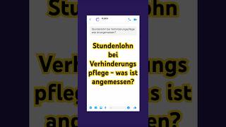 Stundenlohn Bei Verhinderungspflege  Was Ist Angemessen