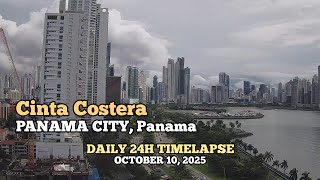 Cinta Costera - Daily Timelapse: October 10, 2025 [Panama City, Panama]