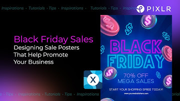 Design a Viral Black Friday Sales Poster in Minutes! 💥 | Easy Pixlr Tutorial for Businesses