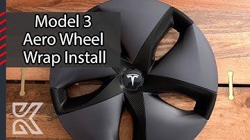 Tesla Model 3 Aero Wheel Wrap Kit Install