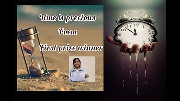Value of Time | Best English Recitation poem | Poem recitation | easy poem for kids