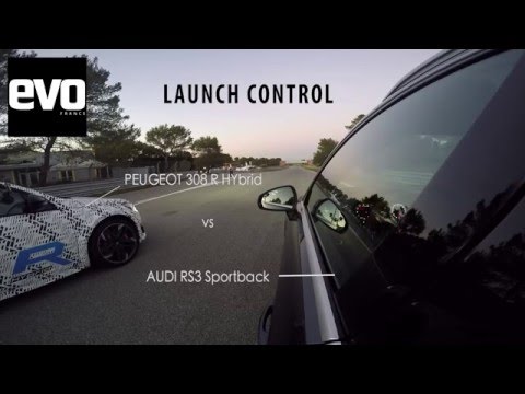 Drag Race EVO : Peugeot 308R HYbrid vs Audi RS3