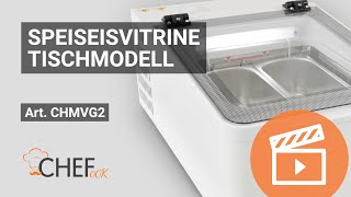 Speiseisvitrine Tischmodell Chmvg2