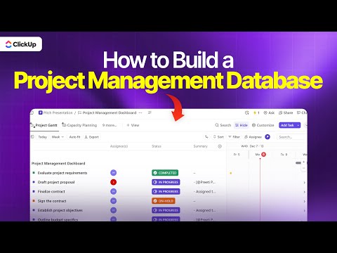 How To Build A Project Management Database