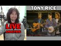 British guitarist analyses Tony Rice and friends live in 1988