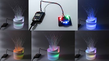 Optical Fiber NeoPixel Full Color LED Arduino ( ESP8266 )