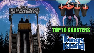 TOP 10 BEST ROLLER COASTERS at KINGS ISLAND 2021