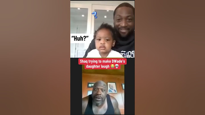 Shaq Trying To Make DWade's daughter laugh 💀😂 #shaq #nba #basketball cr:bleacherreport