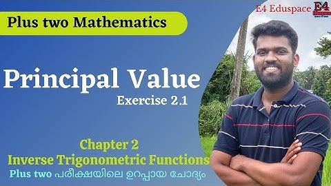 Principal Value Inverse Trigonometric Functions malayalam| part1|class 12 Mathematics chapater 2