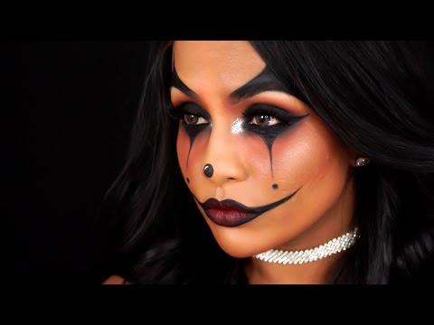 GLAM CLOWN/JOKER MAKEUP TUTORIAL🎪 | Danica Theobald