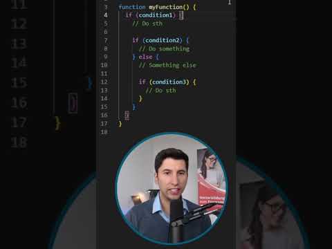 Verschaltelte Funktionen #tutorial #vscode #code #javascript #html