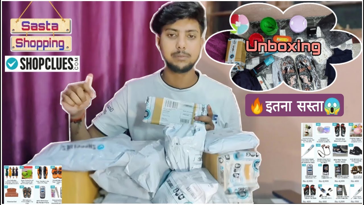 (Part -2)🔥Cheap Products Unboxing from ShopClues🔥| Sasta Shopping | Jaw dropping Deals😱 |