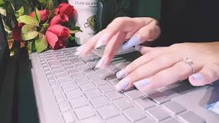 ASMR💜 Extremely Relaxing Keyboard Typing Sounds (No Talking)