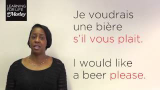 How to Buy a Beer in French