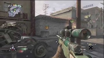 Black Ops: 360 Tomahawk Kill Across The Map!! (Havana)
