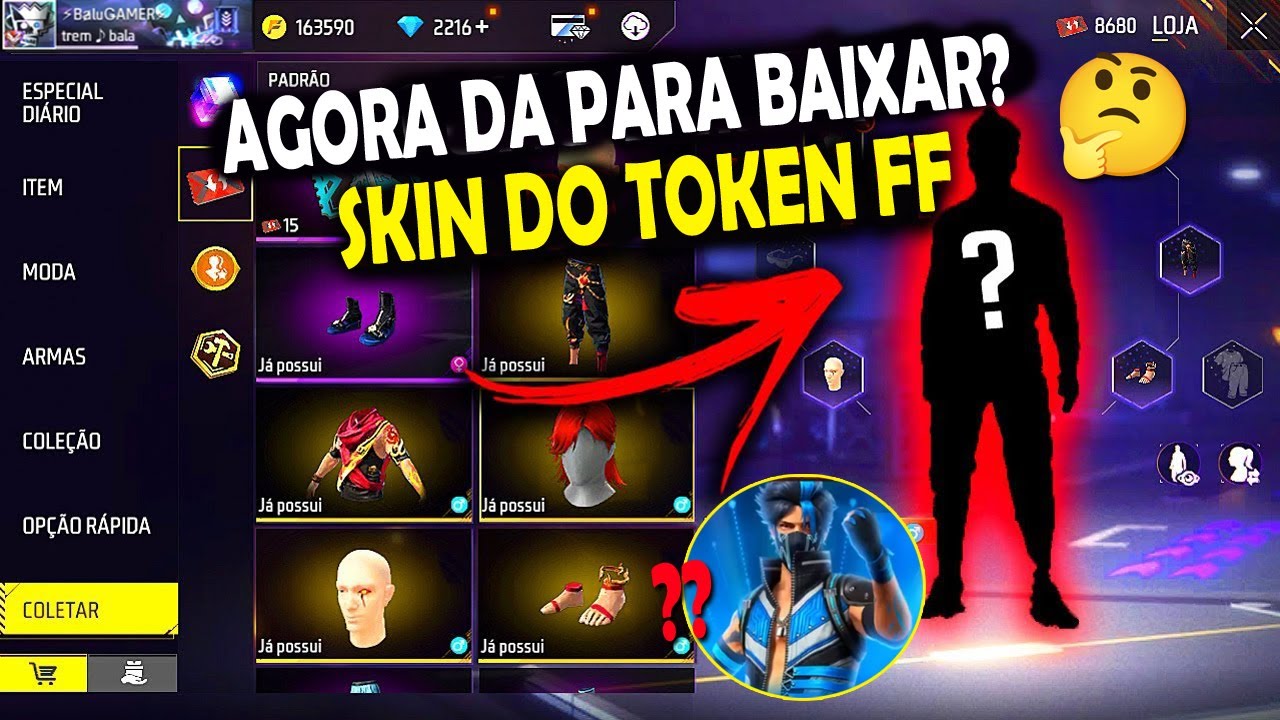 URGENTE!! NOVO CODIGUIN, GOLA ALTA PRETA, TROCA NICK, DUNK MASTER, CUBO  GRÁTIS - NOVIDADES FREE FIRE 