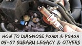 Subaru Forester Engine Code P0301 P0303 Youtube Subaru Forester Engine Code P0301 P0303 Youtube