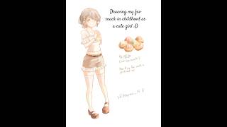 Iced gem biscuits as a cute girl :D #cute #art #animestyle #snacks