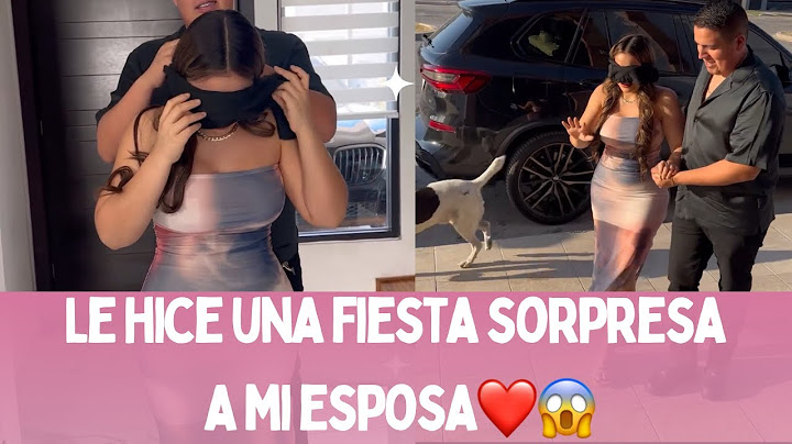 Le hice una fiesta sorpresa a mi esposa❤️ así no la pasamos y esta fue su reacción 😱