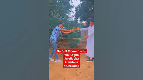 No Dull Moment with Woli Agba | Santana | Awesome #shorts #woliagba