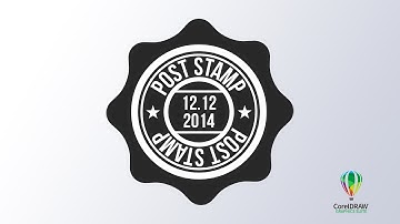 Creating Post Stamp Label Design in Coreldraw - Coreldraw Tutorials