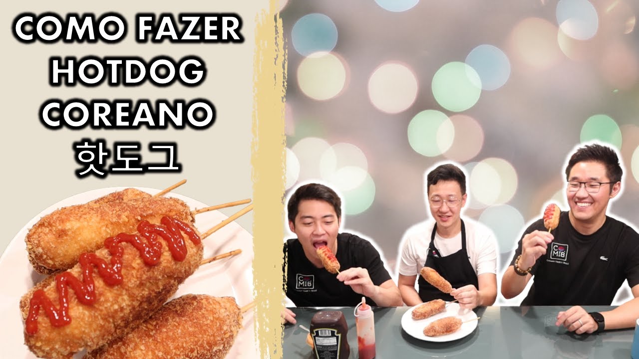 EU SÓ VOU QUERER DESSE JEITO HOTDOG COREANO, HOW TO MAKE CORN DOG KOREAN