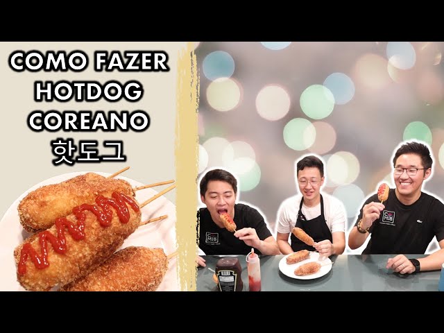 RECEITA CORN DOG COREANO COM BATATA E MIOJO 