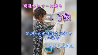 発達に遅れがあり、こだわりの強い娘。発達センターに通い始めました。新版K式発達検査2001受ける。