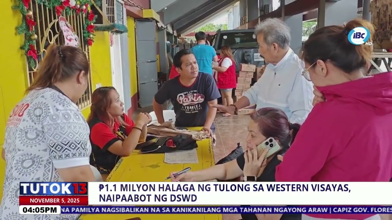 P1.1 milyon halaga ng tulong sa Western Visayas, naipaabot ng DSWD | Tutok 13