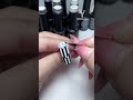 Irregular black and white lines #naildesign #yokefellow #nailtutorial #nailart