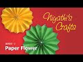 Niyathi&#39;s Crafts - Easy to do at home - DIY Series-3 - Paper Flowers