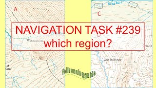 Navigation Task 239 Can you tell the region from the place names #mapreading