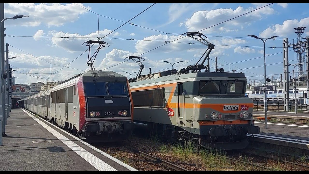 TER et Intercités en gare de Paris Bercy