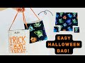 5 Minutes!! Easy DIY Halloween Bag | Trick or Treat Basket