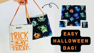 5 Minutes!! Easy DIY Halloween Bag | Trick or Treat Basket