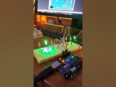 Arduino 8-bit Binary LED Counter - YouTube