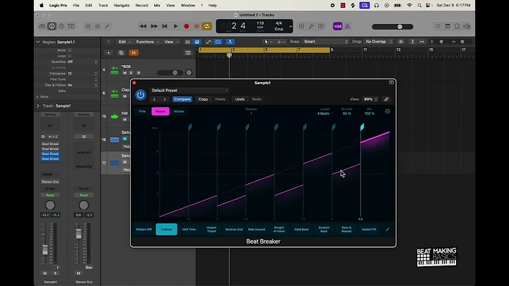 LOGIC PRO 10.8 UPDATE - BEAT BREAKER - ADVANCED BEAT MAKING TIPS