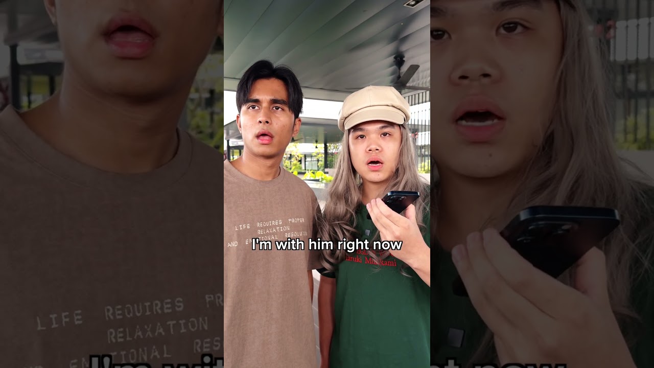When you notice your friend's boyfriend with ANOTHER GIRL